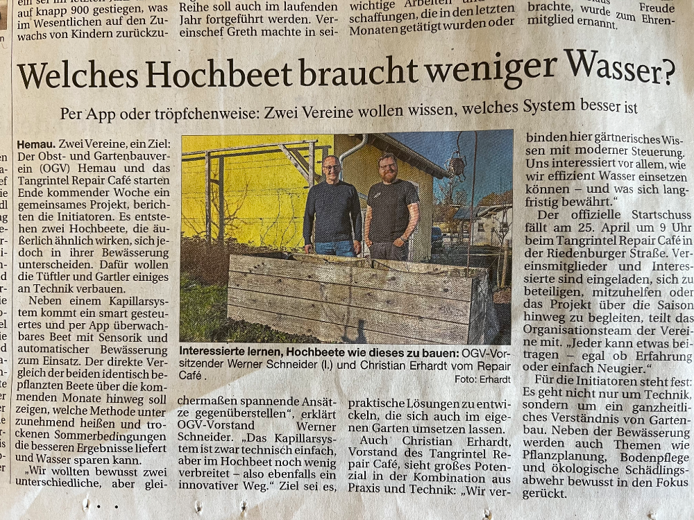 Hochbeetbau