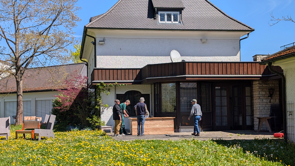 Hochbeetbau