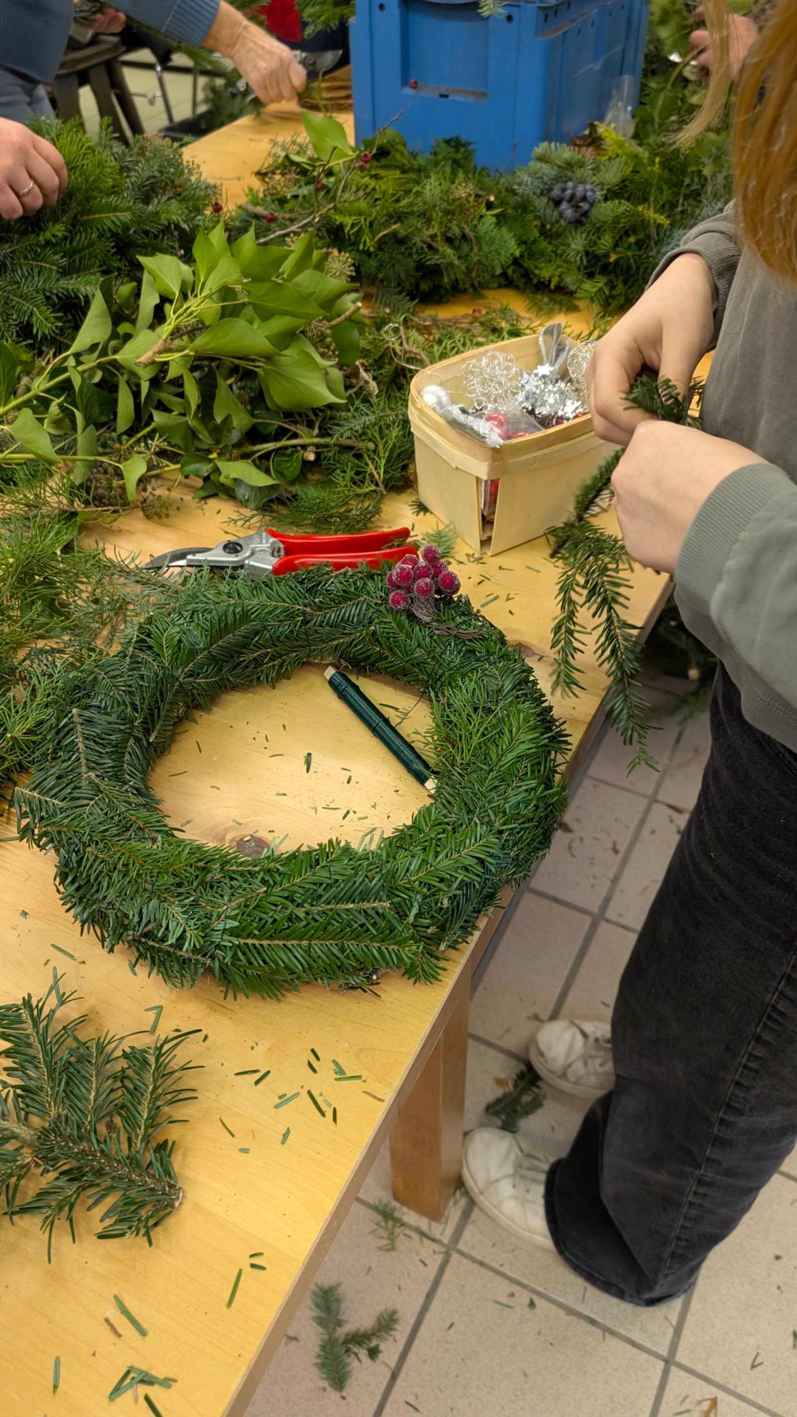 Adventskranzbinden 2025