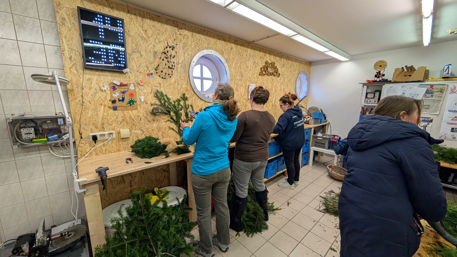 Adventskranzbinden 2025