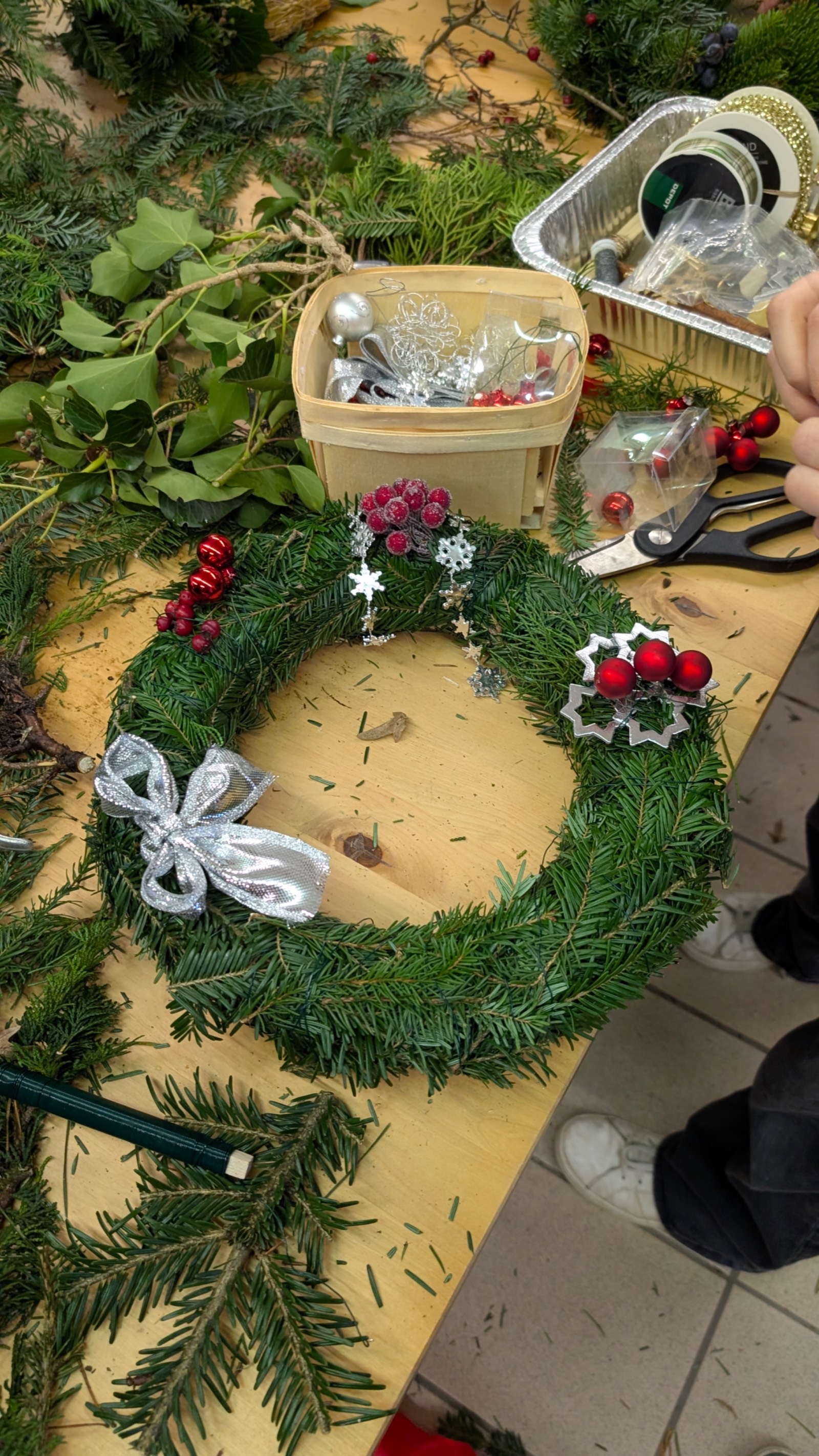 Adventskranzbinden 2025