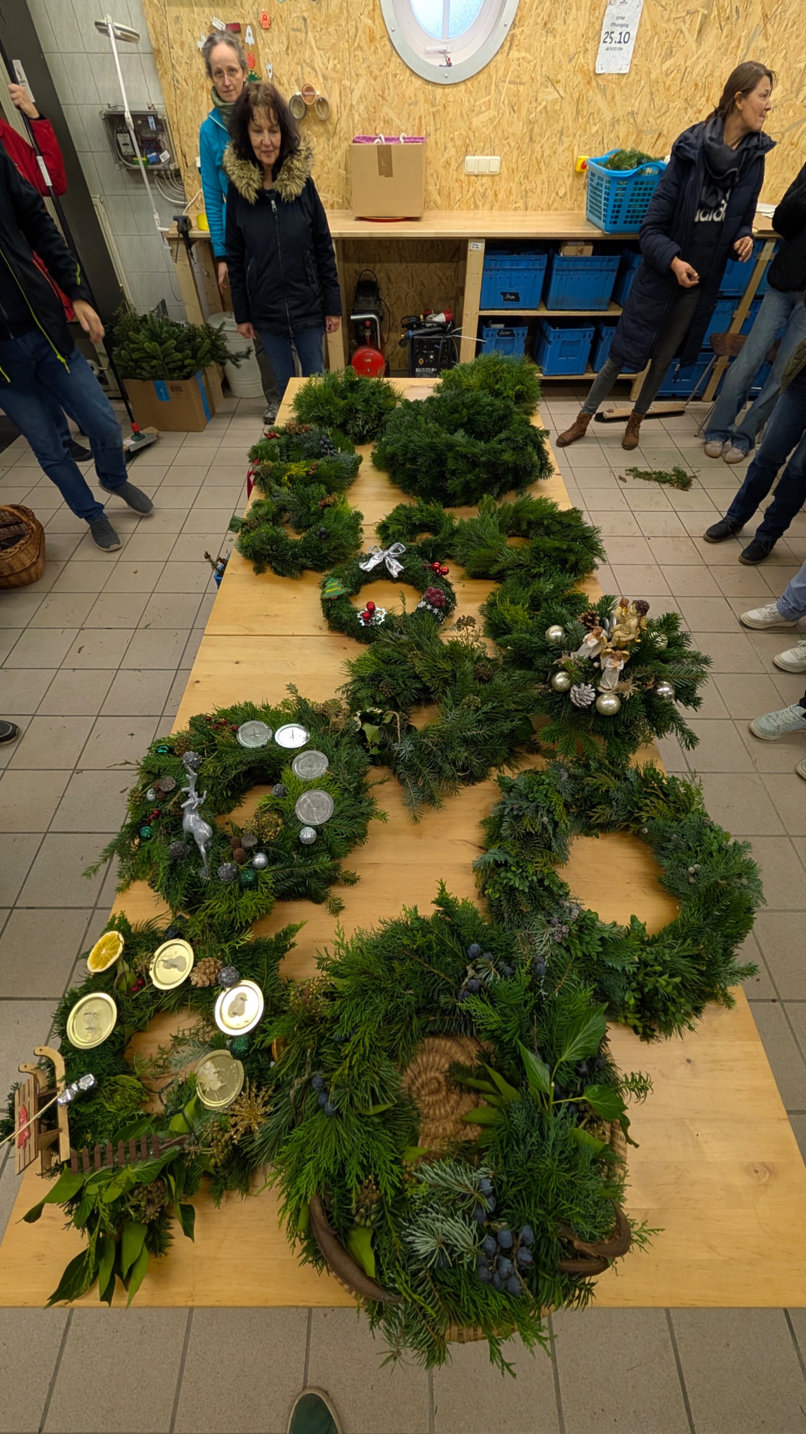 Adventskranzbinden 2025